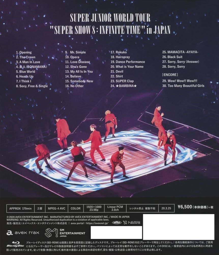 Amazon.co.jp: SUPER JUNIOR WORLD TOUR ''SUPER SHOW 8